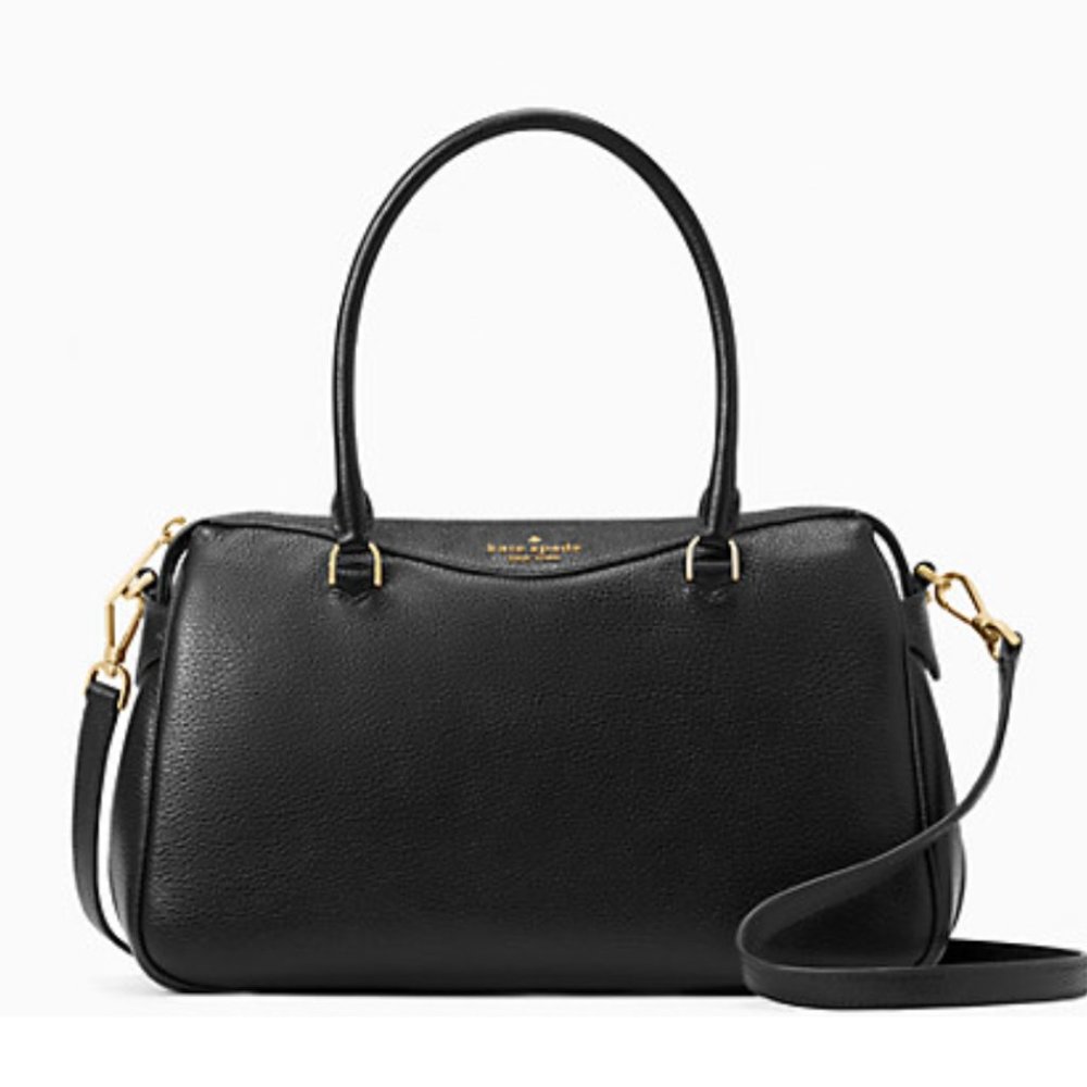 Kate Spade Pebbled Leather Black Mimi Satchel